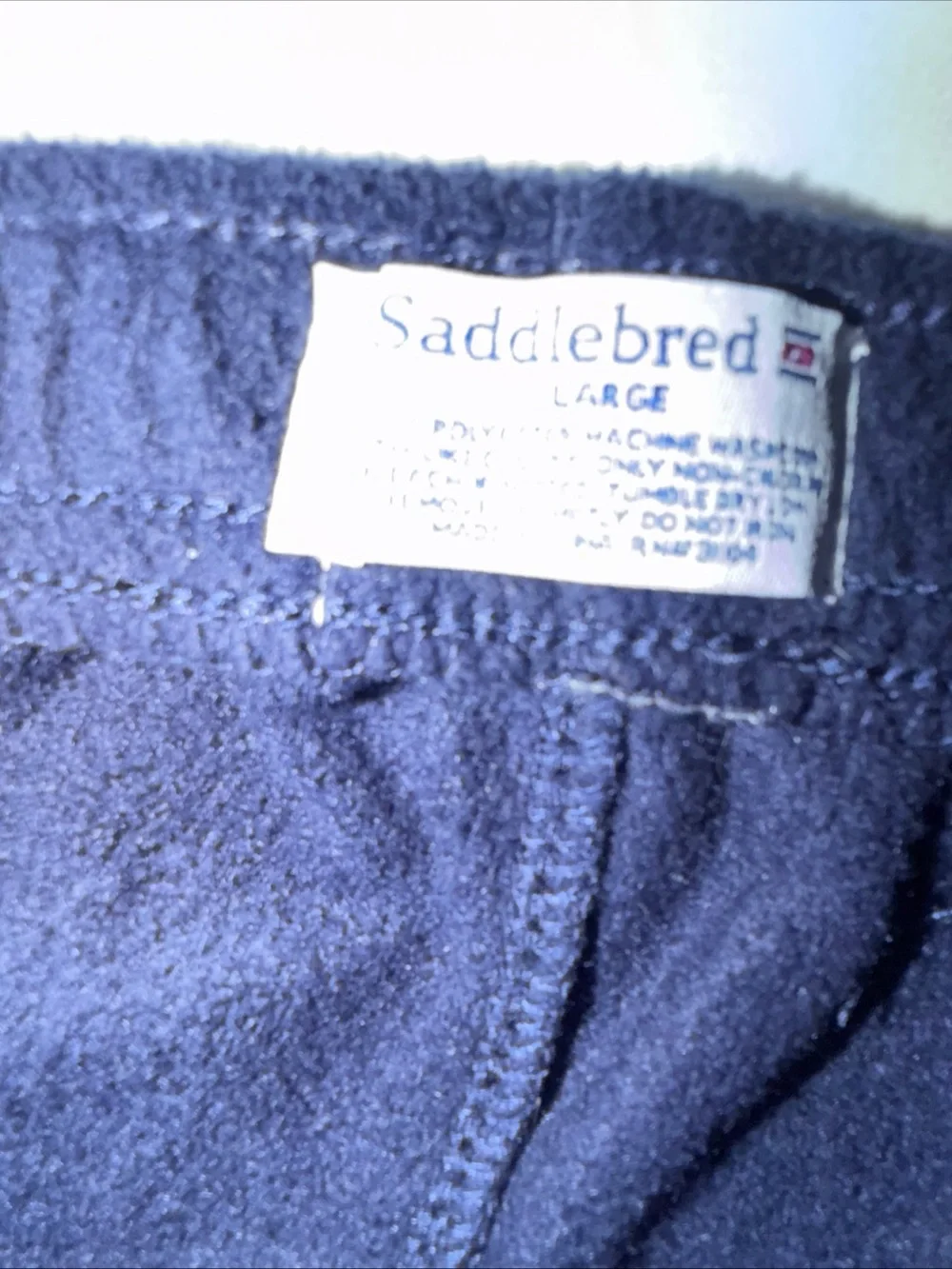 Saddlebred Men's Navy Fleece Sleep Lounge Pants Size L